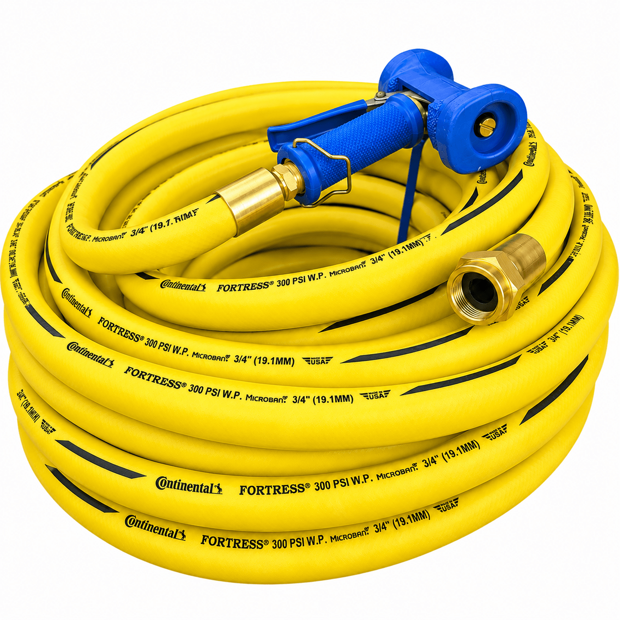 Continental Fortress High Temp Hose Ss or Brass Fittings Assembly - Hose Factory