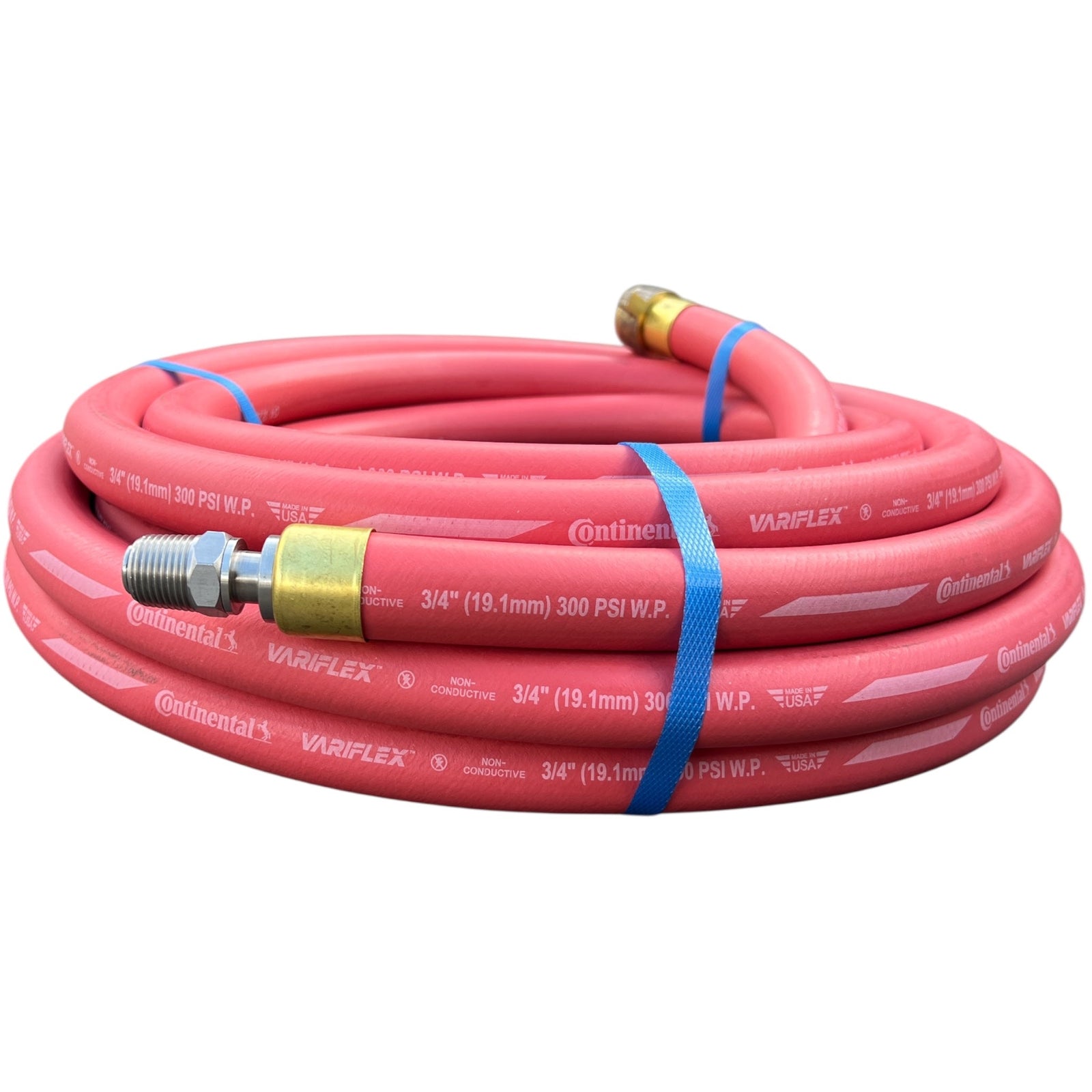 CONTINENTAL Red Variflex Hot Water hose with Fittings 20mm - Hose Factory