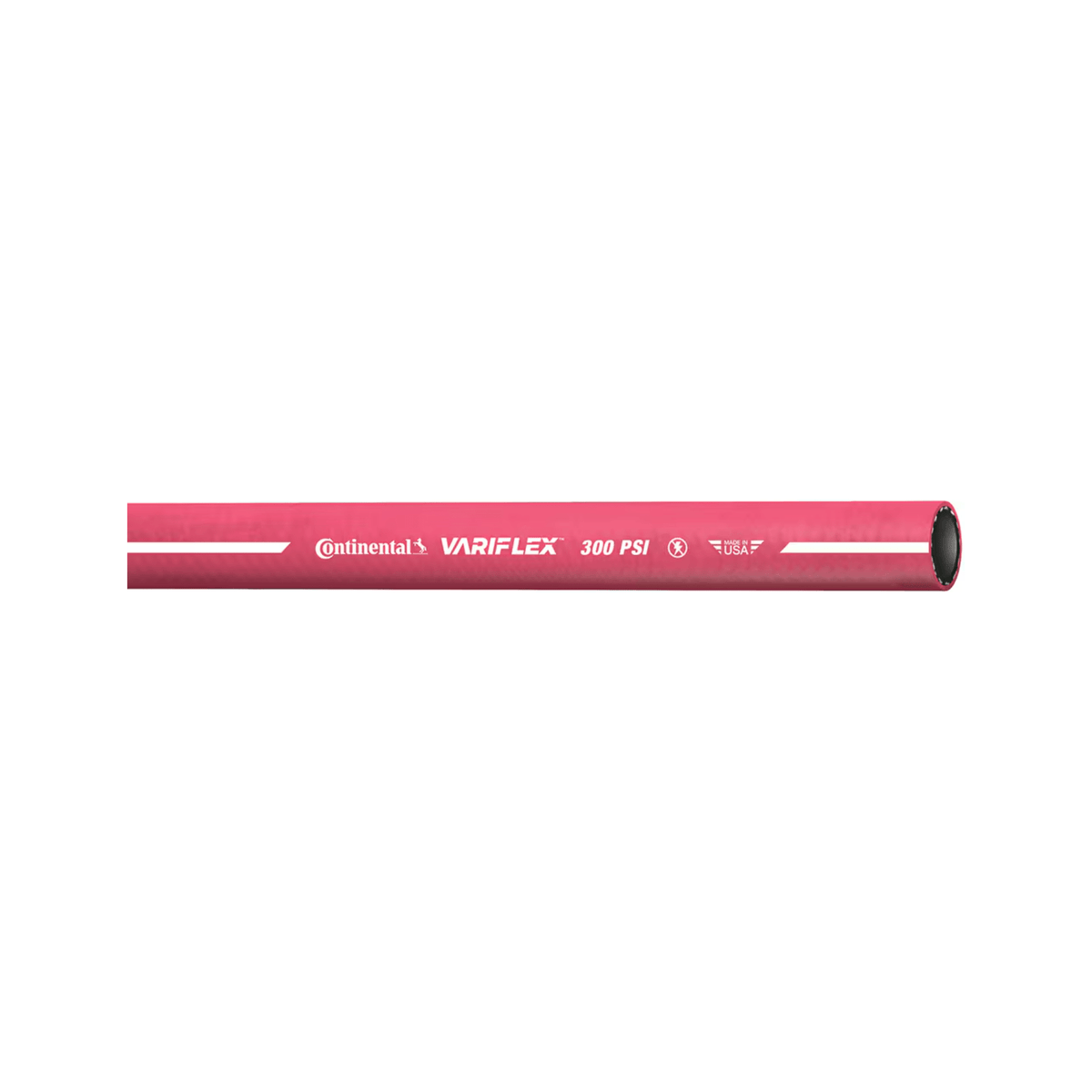 CONTINENTAL Red Variflex Non Conductive General Purpose Hose 38mm I.D. CLEARANCE with 300 PSI rating
