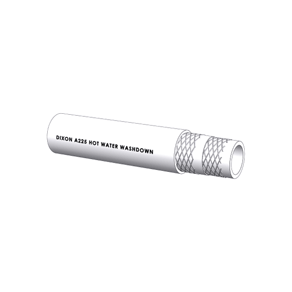DIXON A225 Rubber Hot Water Delivery Washdown Hose - Hose Factory