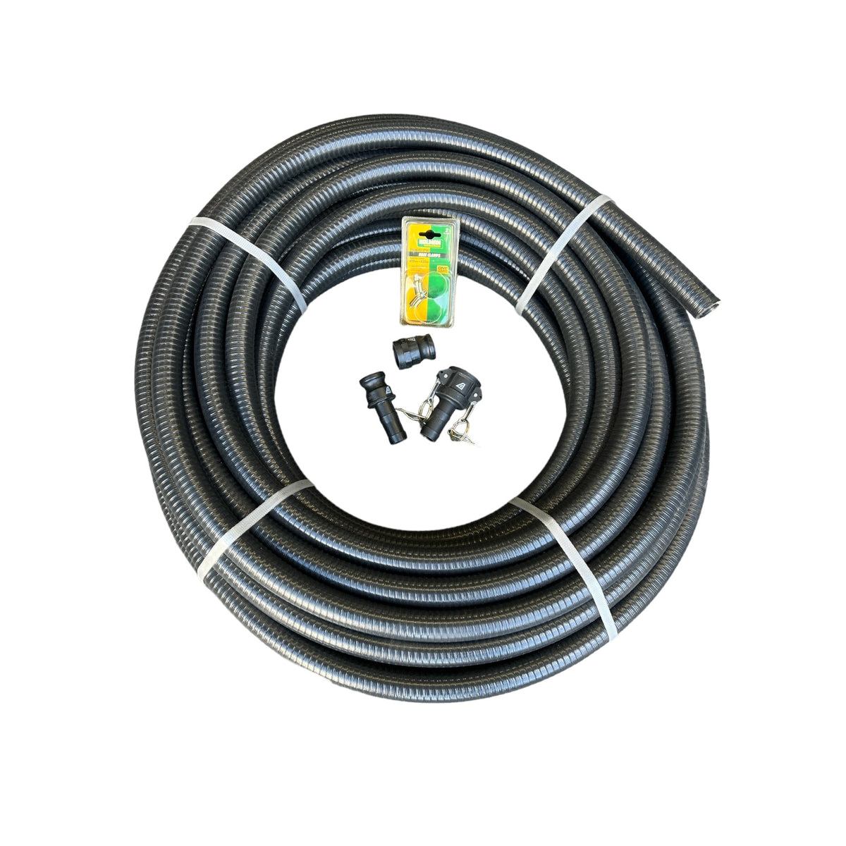 DIXON Heavy Duty Black Suction Hose Kit 25mm - Hose Factory