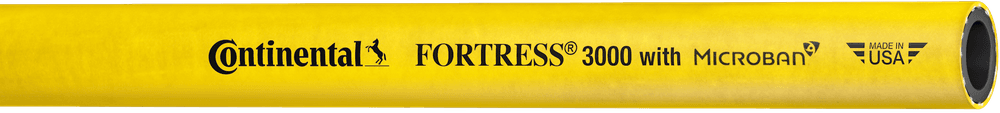 FORTRESS 3000 with Microban Yellow Food Washdown Hose - Hose Factory