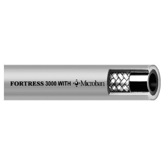 FORTRESS 3000 with Microban Yellow Food Washdown Hose - Hose Factory