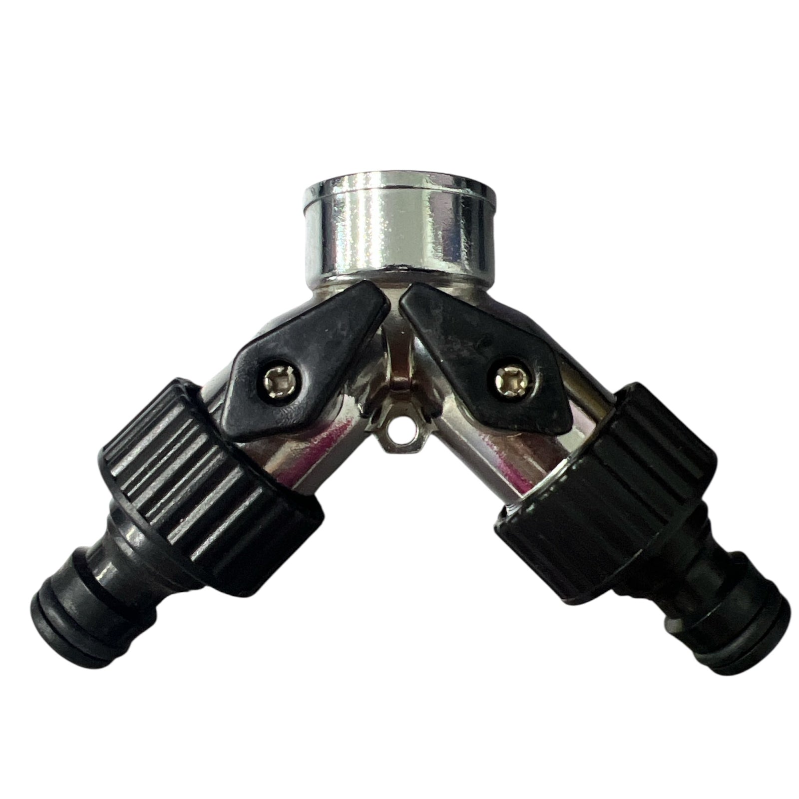 Chrome Garden Water 2 Way Tap  - Hose Factory
