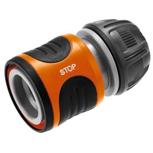 GARDENA Snap on Hose Connector with Stop Valve 13mm / 1/2" - Hose Factory