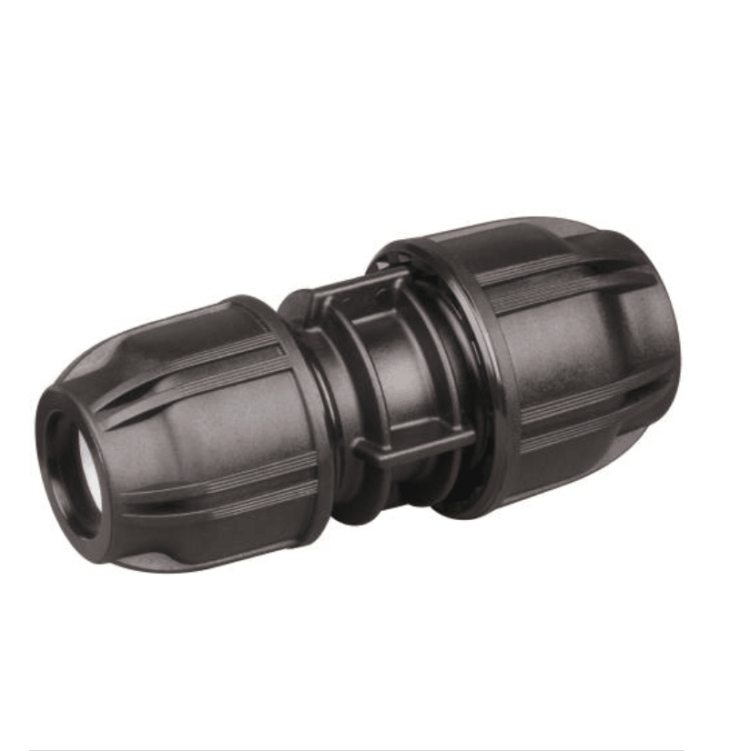 HANSEN MD Compression Reducing Straight Coupling for Medium Density Polyethylene Pipe connection