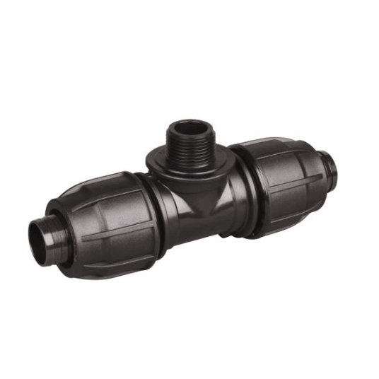 HANSEN Rural Male BSPT Tee - Hose Factory