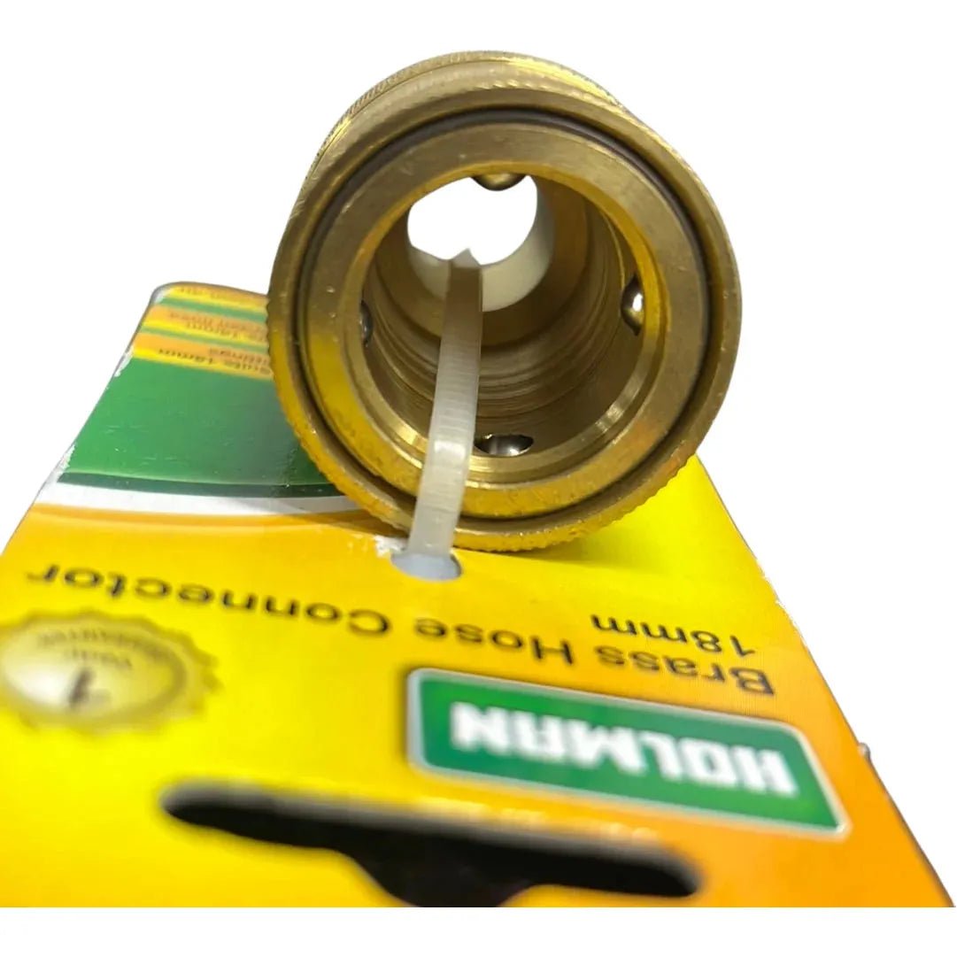 Holman Brass Female Snap on Connector 18mm - Hose Factory