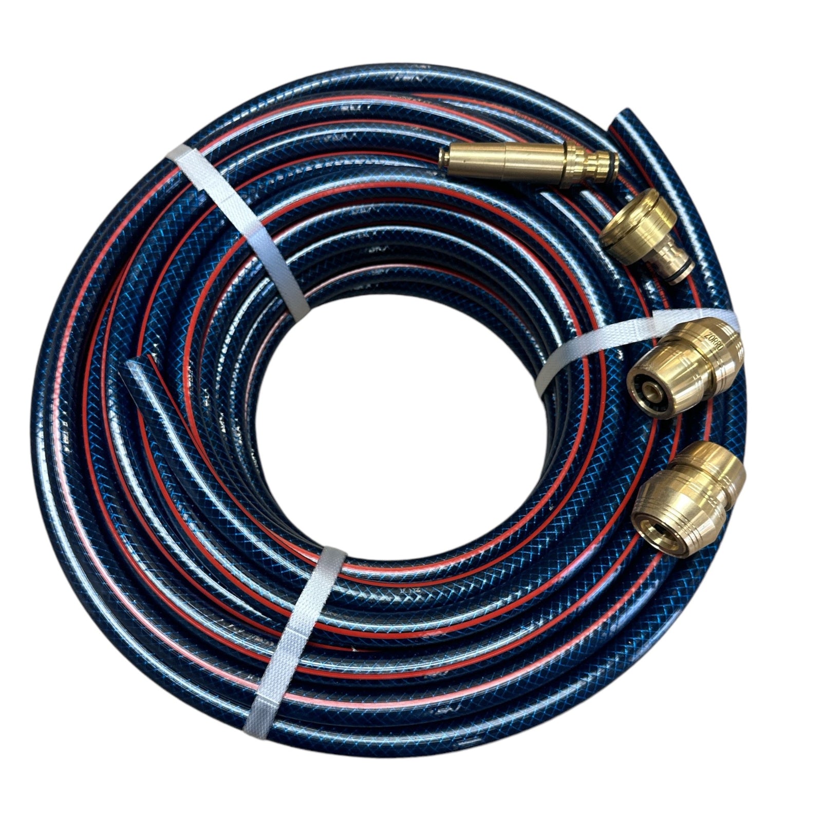 HOSE FACTORY Ozflex Flexible Garden Hose with Set of Brass Fittings 12mm - Hose Factory