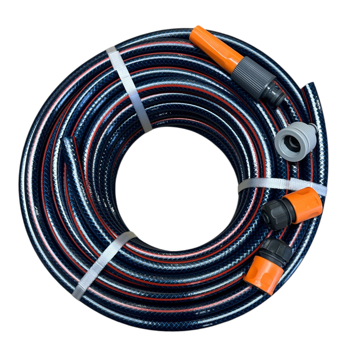 HOSE FACTORY OzFlex Garden Water Hose with Set Of Plastic Fittings 12mm - Hose Factory