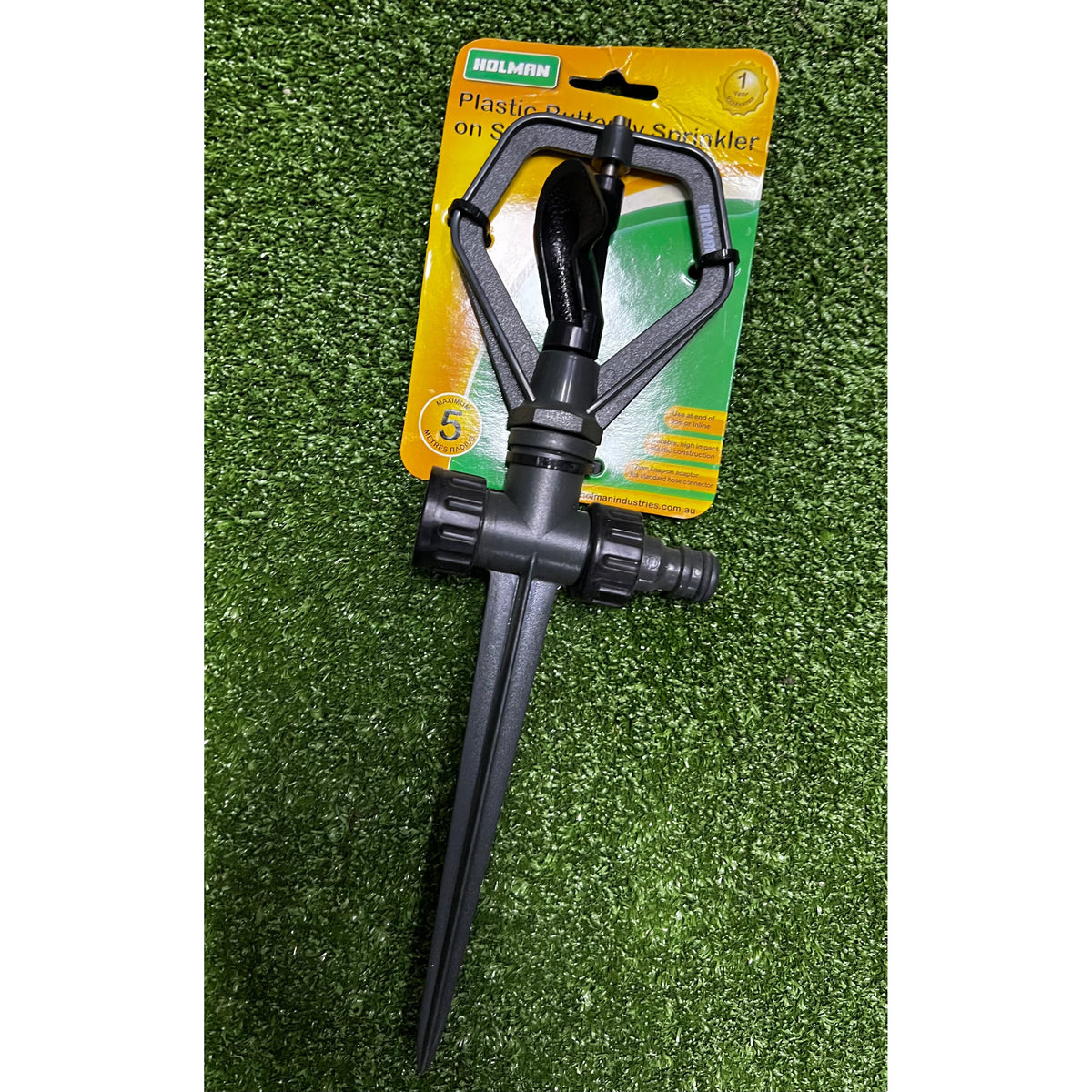 Plastic Butterfly Head Sprinkler 12MM / 1/2&quot; on Spike for Irrigation Garden