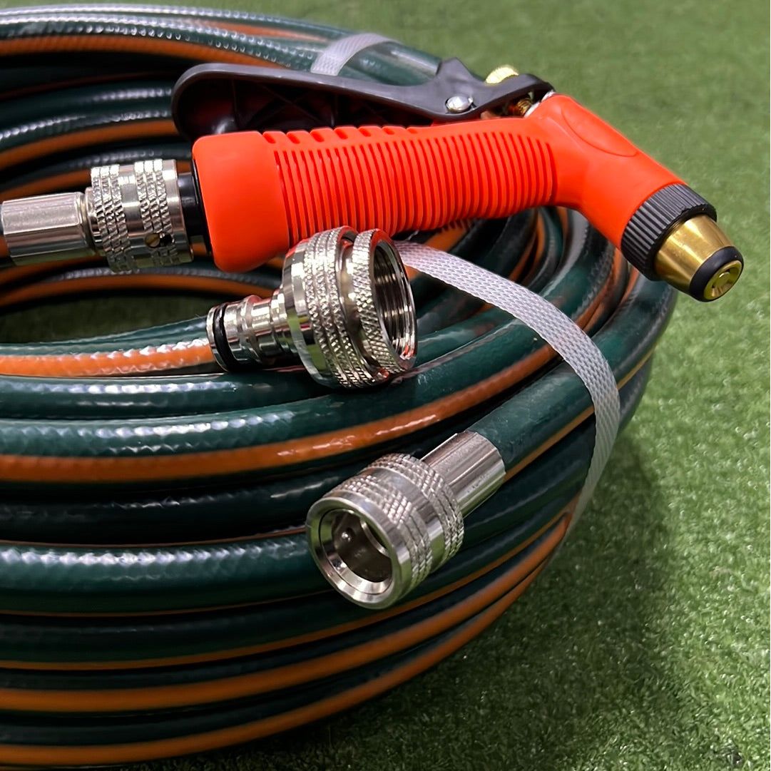 Hose Factory Garden Hose Crimped Brass Fittings Pistol 12mm Clearance Sale