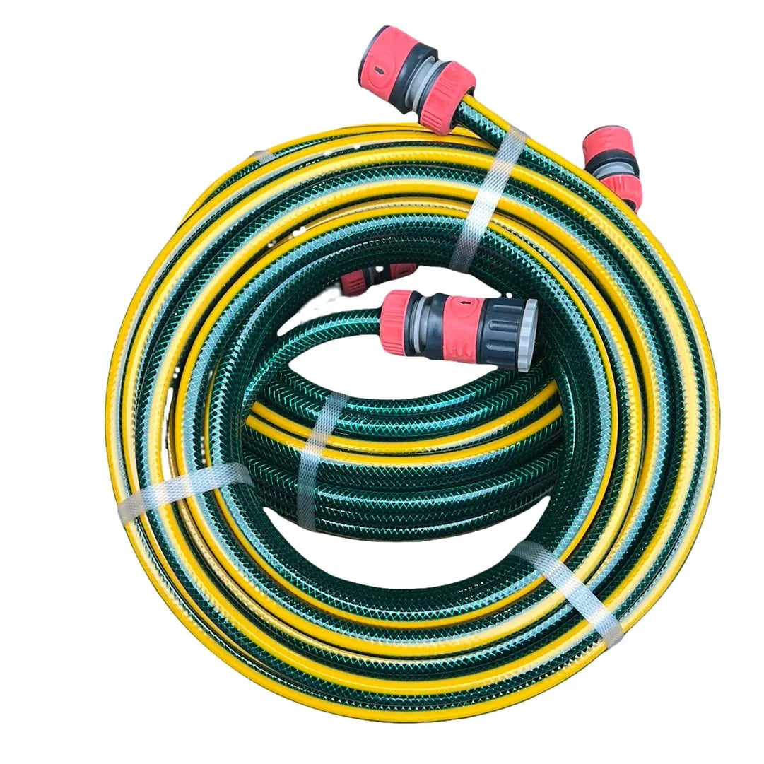 Flexible Garden Hose in 12mm x 15mt with Fittings (QTY 2) - Hose