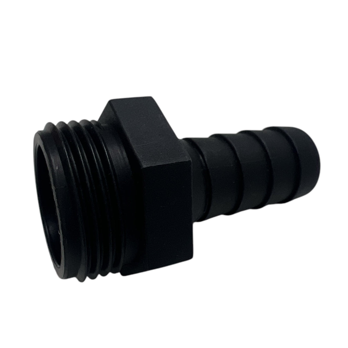 Male Bsp Hose barbs available in red and black - black hose barb fitting image