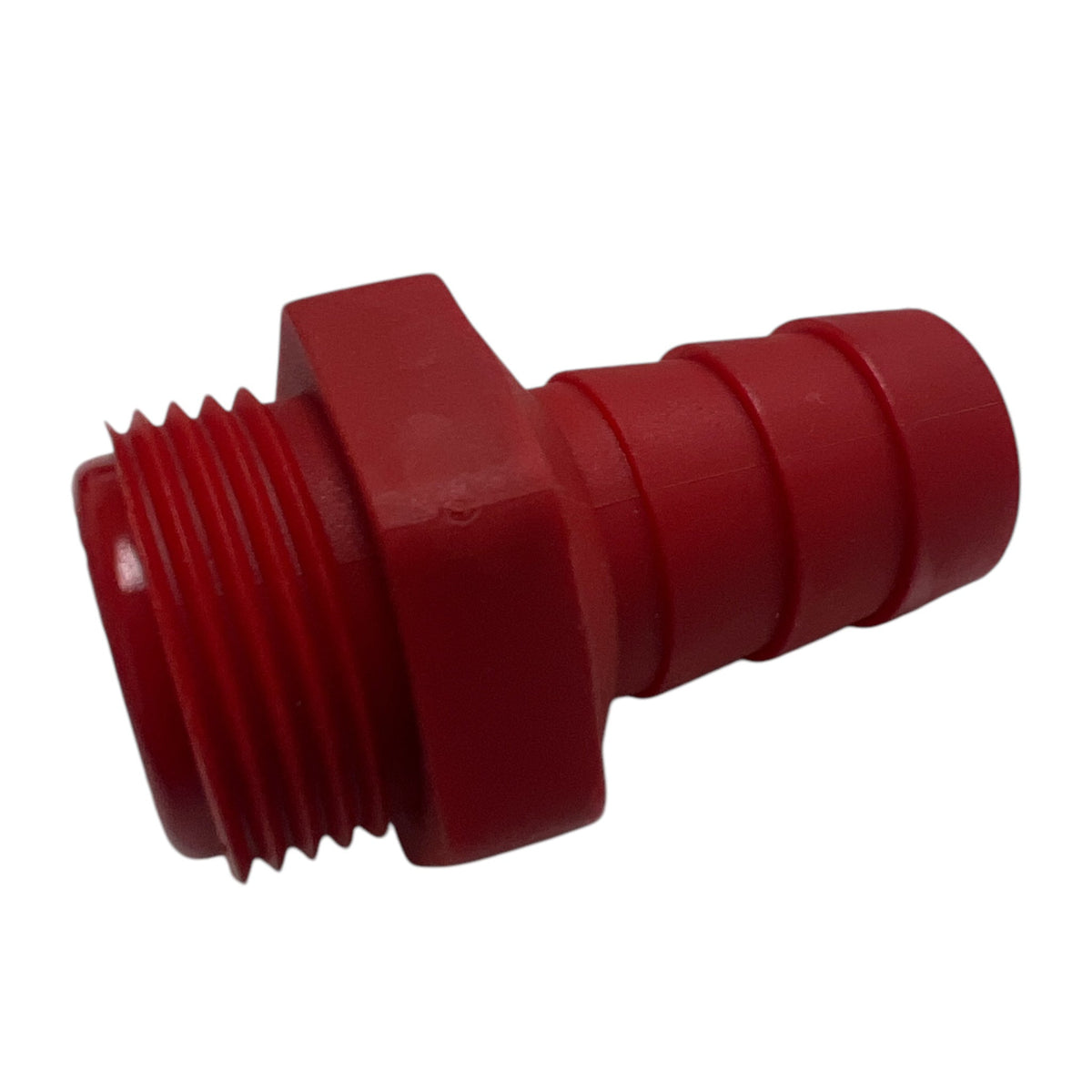 Male Bsp Hose barbs available in red and black - red hose barb connector