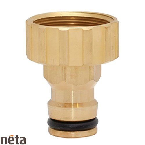 Neta Brass Tap Adaptor 1" x 18mm - Hose Factory