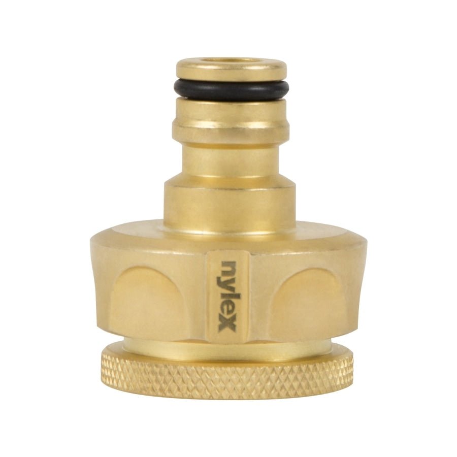 Nylex Brass Hose Tap Adaptor 12mm x 20/25mm BSP - Hose Factory