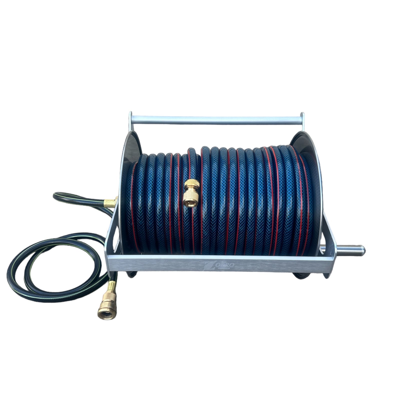 OZFLEX Garden Hose with ZORRO SS Mountable Reel Bundle 12mm - Hose Factory