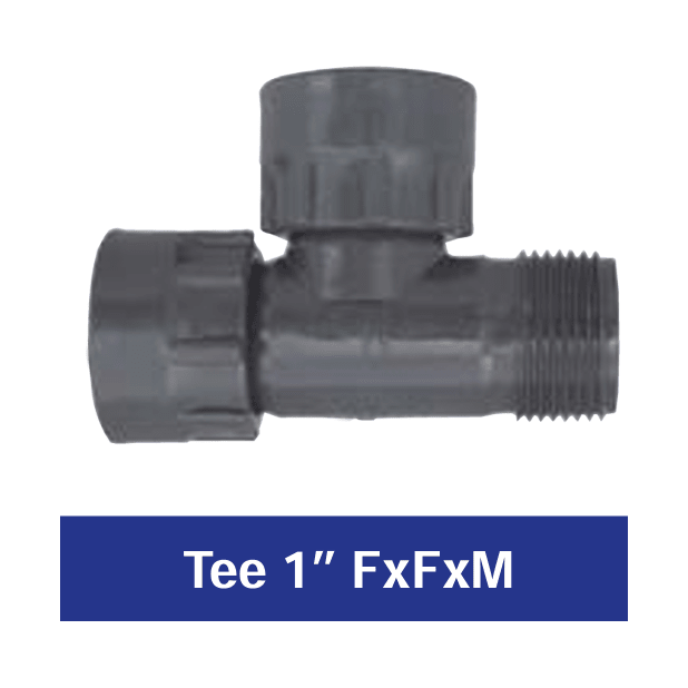 RAIN PVC Tee FxFxM BSP for Irrigation Systems - Hose Factory