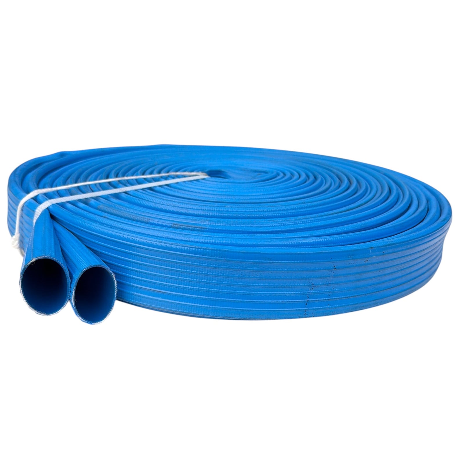 Rapier Blue Layflat Fire Hose 38mm Odd Lengths Clearance Stock - Hose Factory
