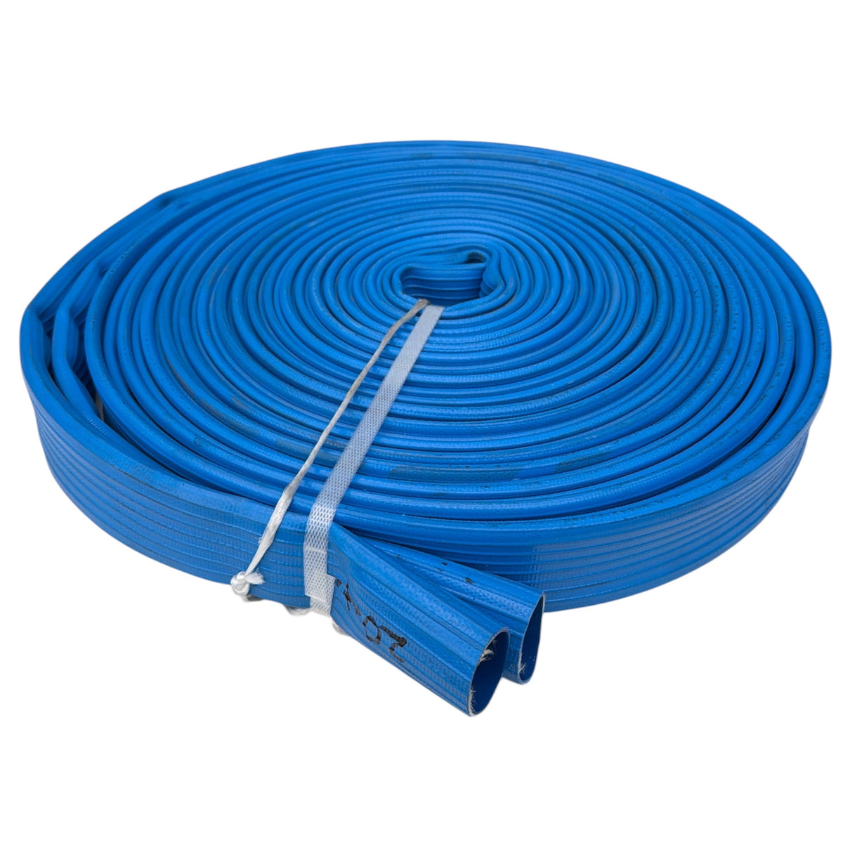 Rapier Blue Layflat Fire Hose 38mm Odd Lengths Clearance Stock - Hose Factory