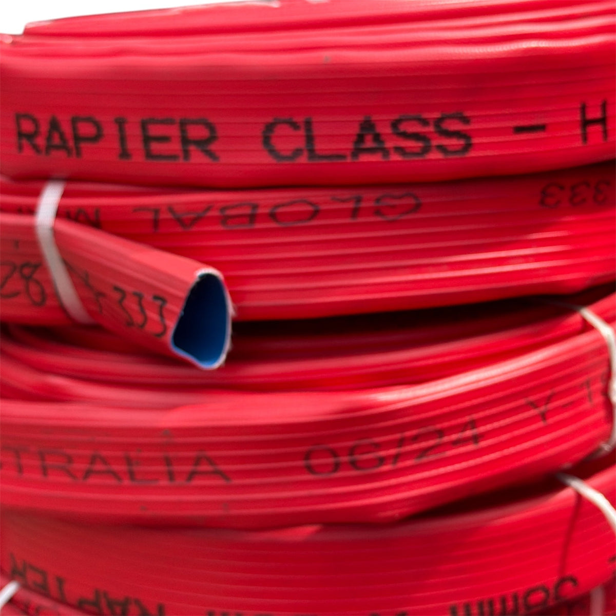 Rapier Heavy Duty Fire & Potable Water Layflat Hose 38mm CLEARANCE - Hose Factory