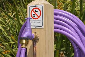 Hose Tap Recycled Water Lilac Male Inlet 20mm
