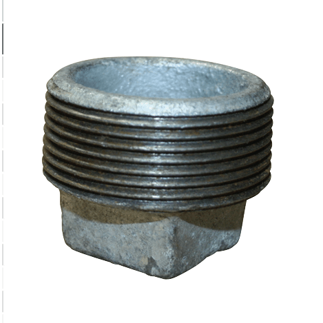 Screwed Socket Plug BSP Galvanised Malleable - Hose Factory