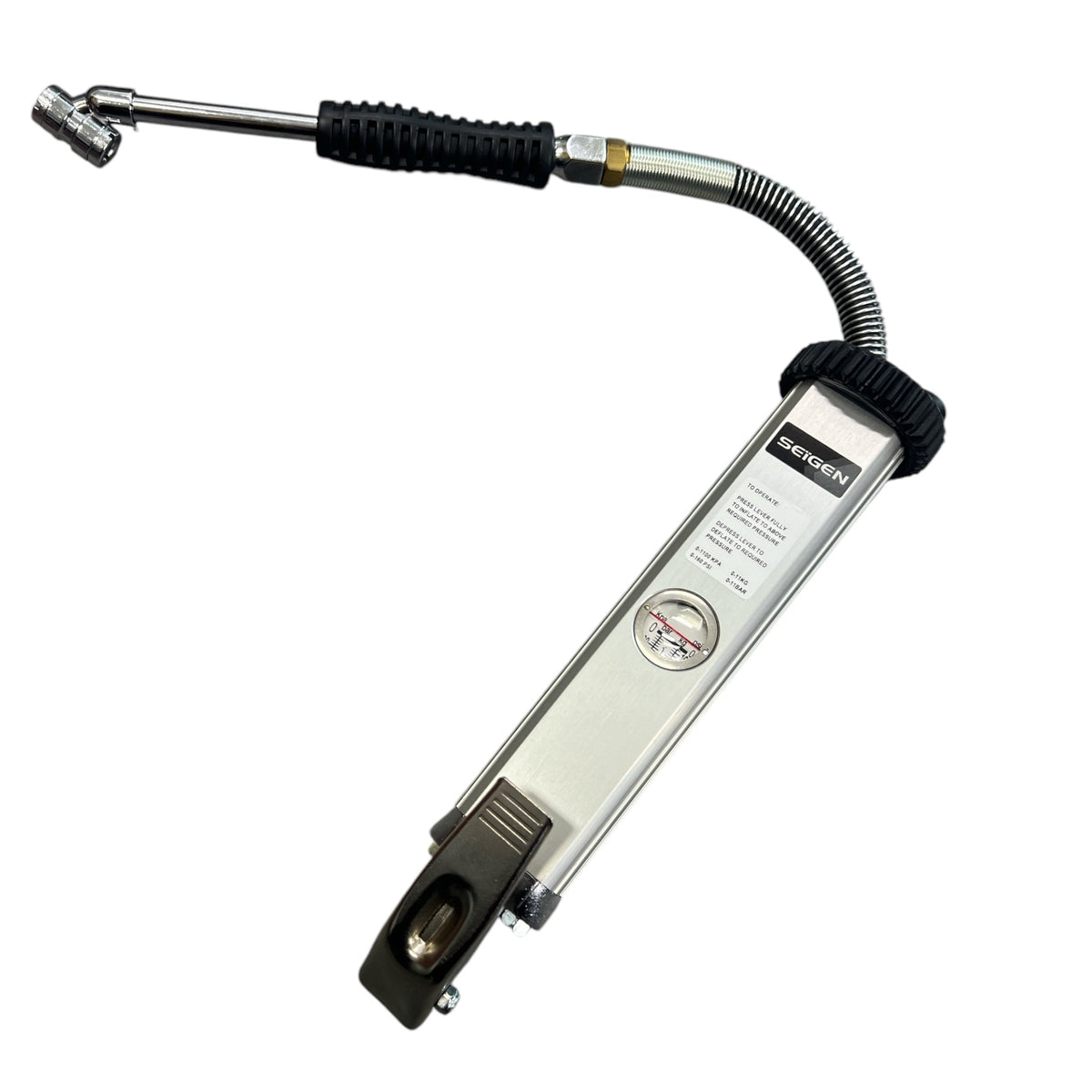 SEIGEN Heavy Duty Tyre Inflator with Gauge 1100KPA - Hose Factory