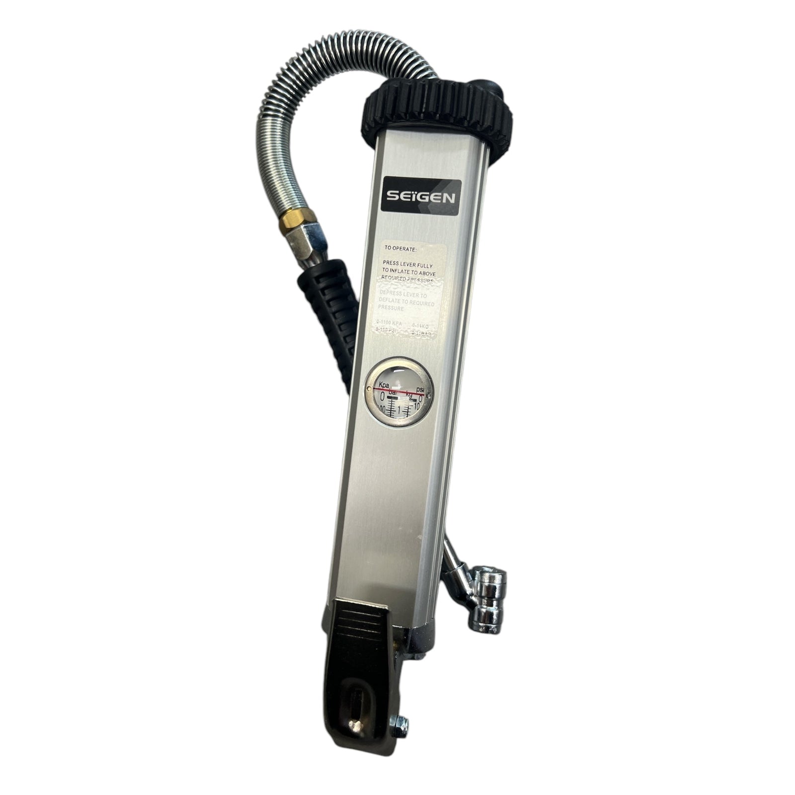 SEIGEN Heavy Duty Tyre Inflator with Gauge 1100KPA - Hose Factory
