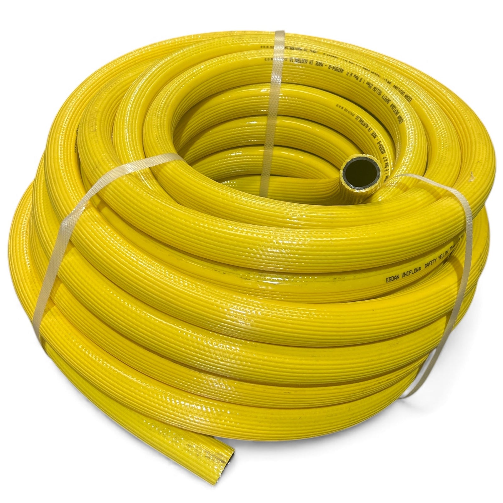 Yellow Safety / Fire Hose 20mm x 20m Clearance Stock - Hose Factory