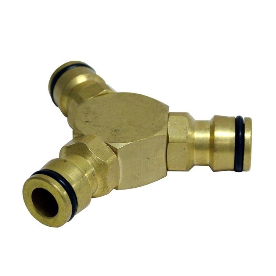 ZORRO 3 Way Brass Coupling Water Hose Diverter Joiner 12mm