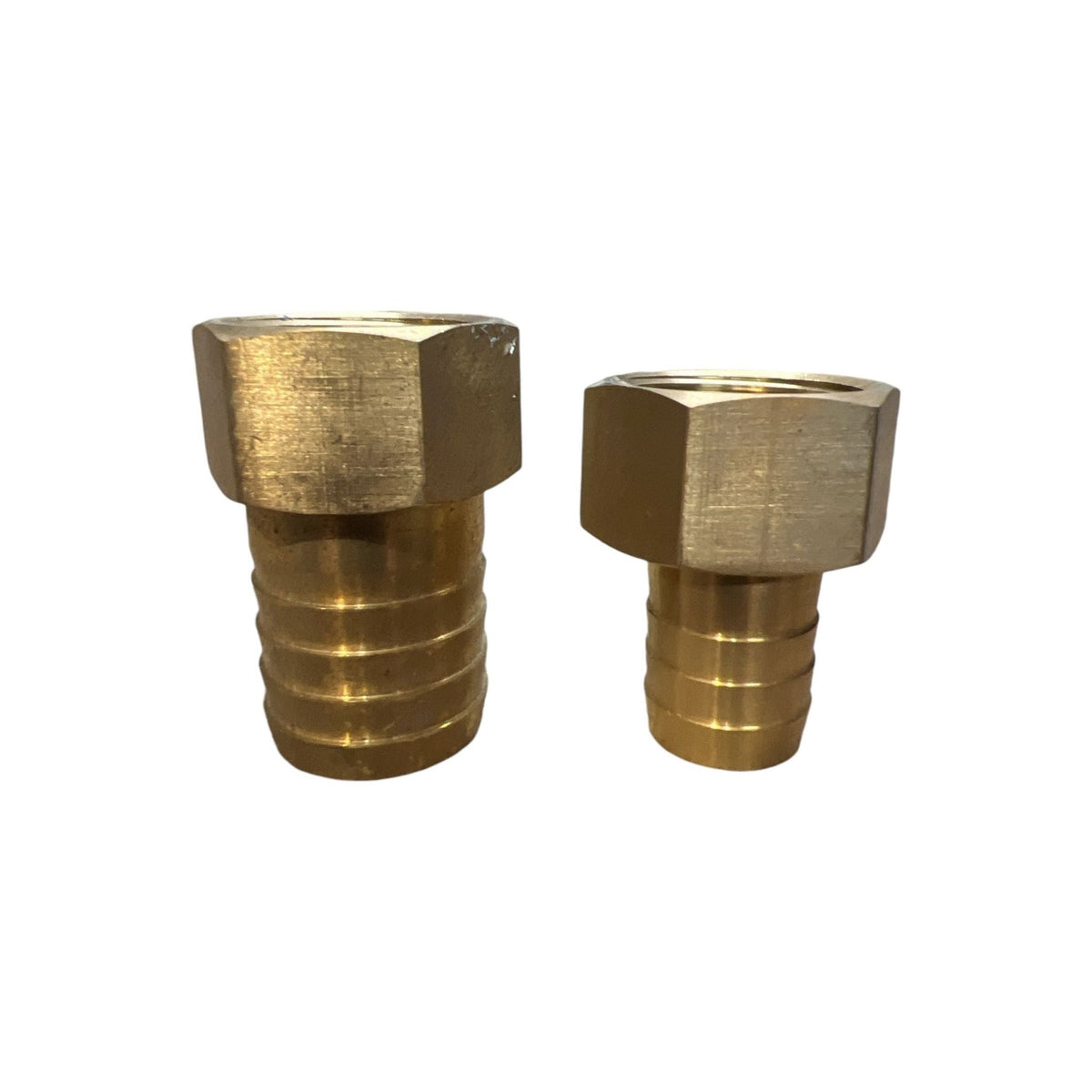 ZORRO Brass Hex Swivel Nut &amp; Tail with Rubber Washer - Hose Factory