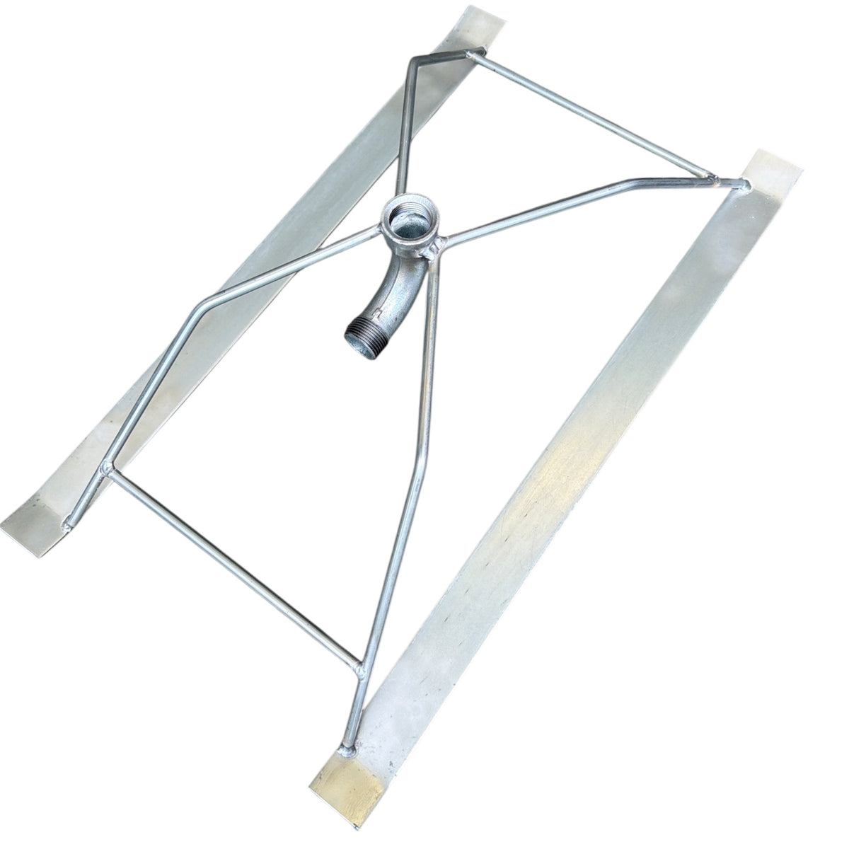 ZORRO Heavy Duty Galvanised Steel Sprinkler Base 25mm BSP