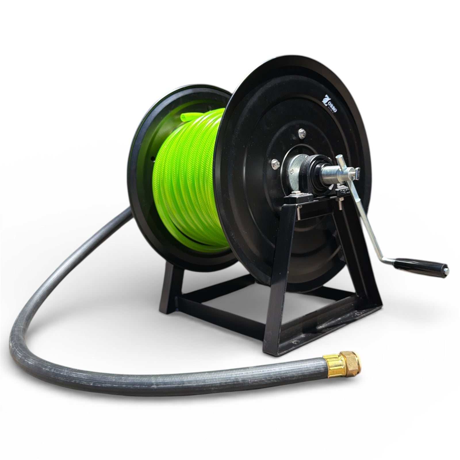 ZORRO Heavy Duty Mountable Reel with Barfell Aquamate Hose Bundle - Hose Factory