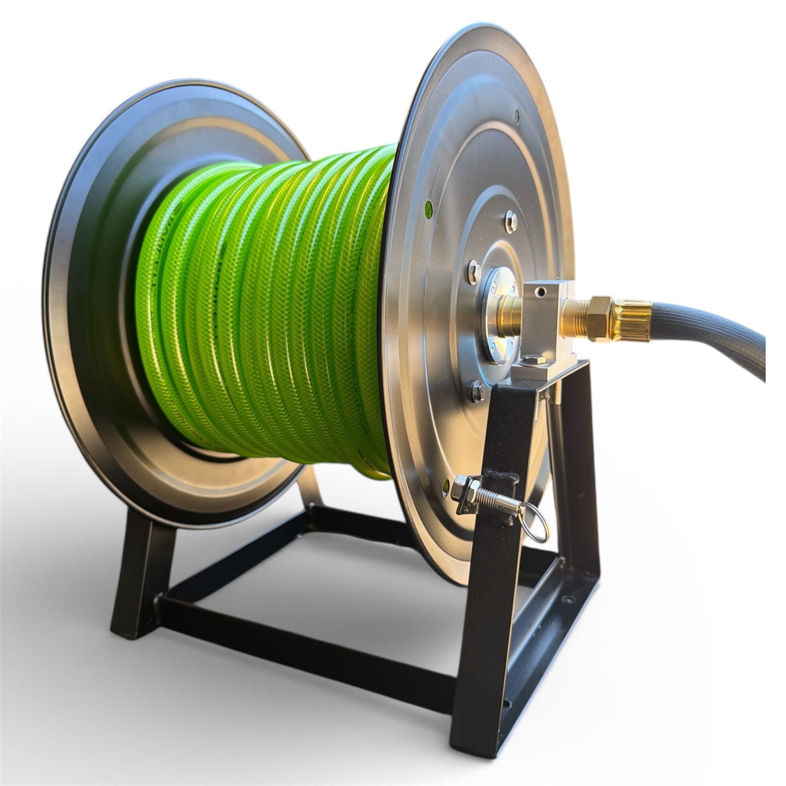 ZORRO Heavy Duty Mountable Reel with Barfell Aquamate Hose Bundle - Hose Factory