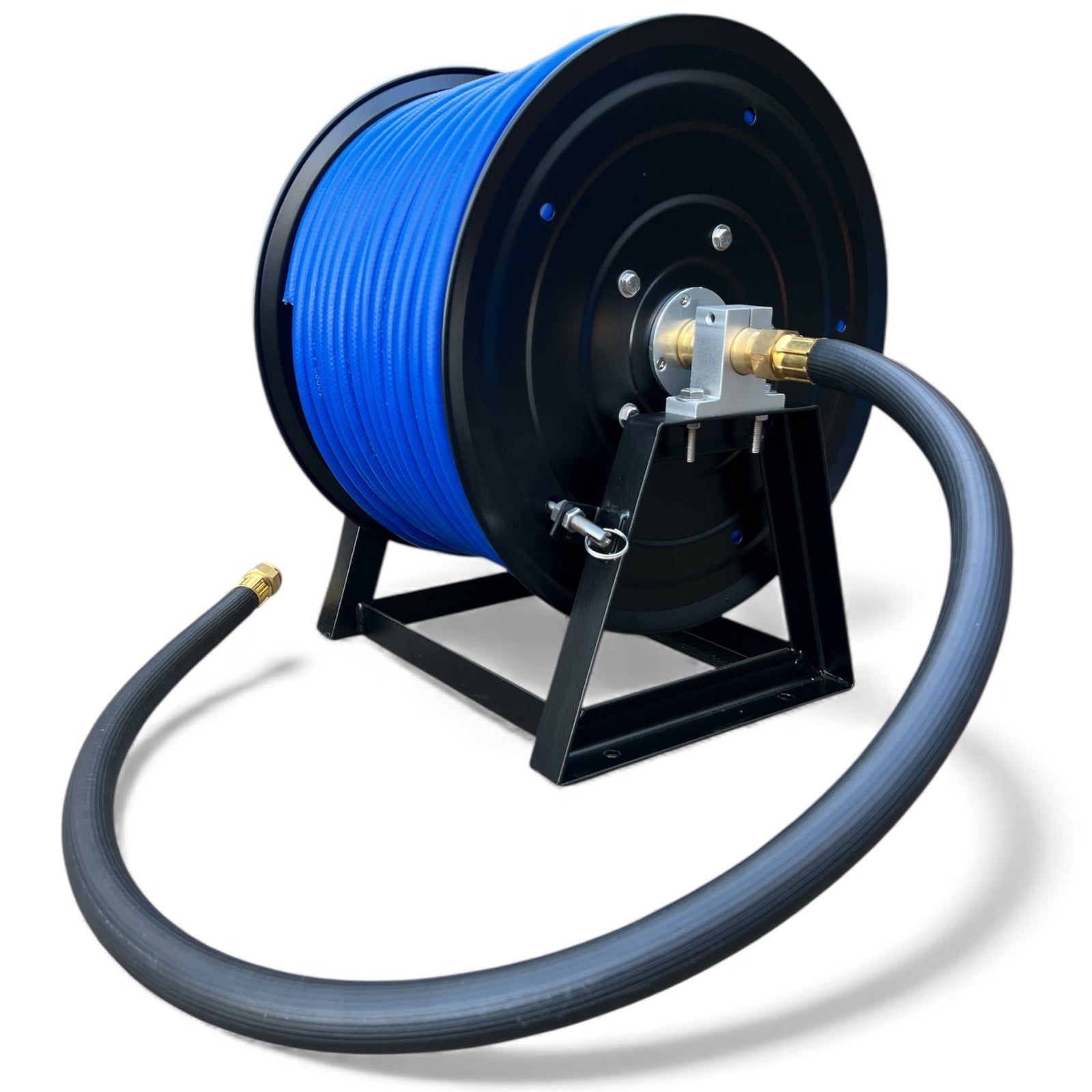 ZORRO Powder Coated Mountable Hose Reel With Hi-Flex Hose Bundle- Hose Factory