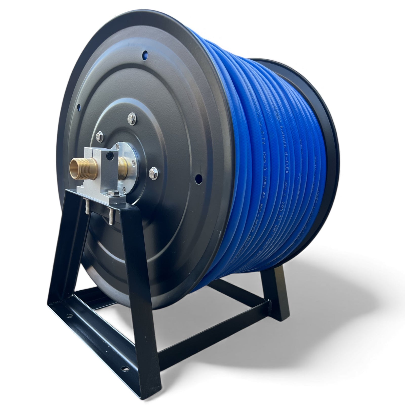 ZORRO Powder Coated Mountable Hose Reel With Hi-Flex Hose Bundle- Hose Factory