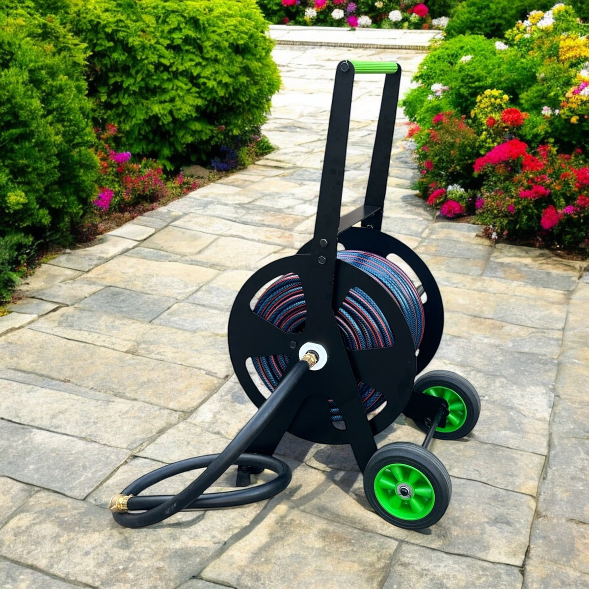 ZORRO Pro Industrial Hose Cart and Ozflex Hose Bundle - Hose Factory