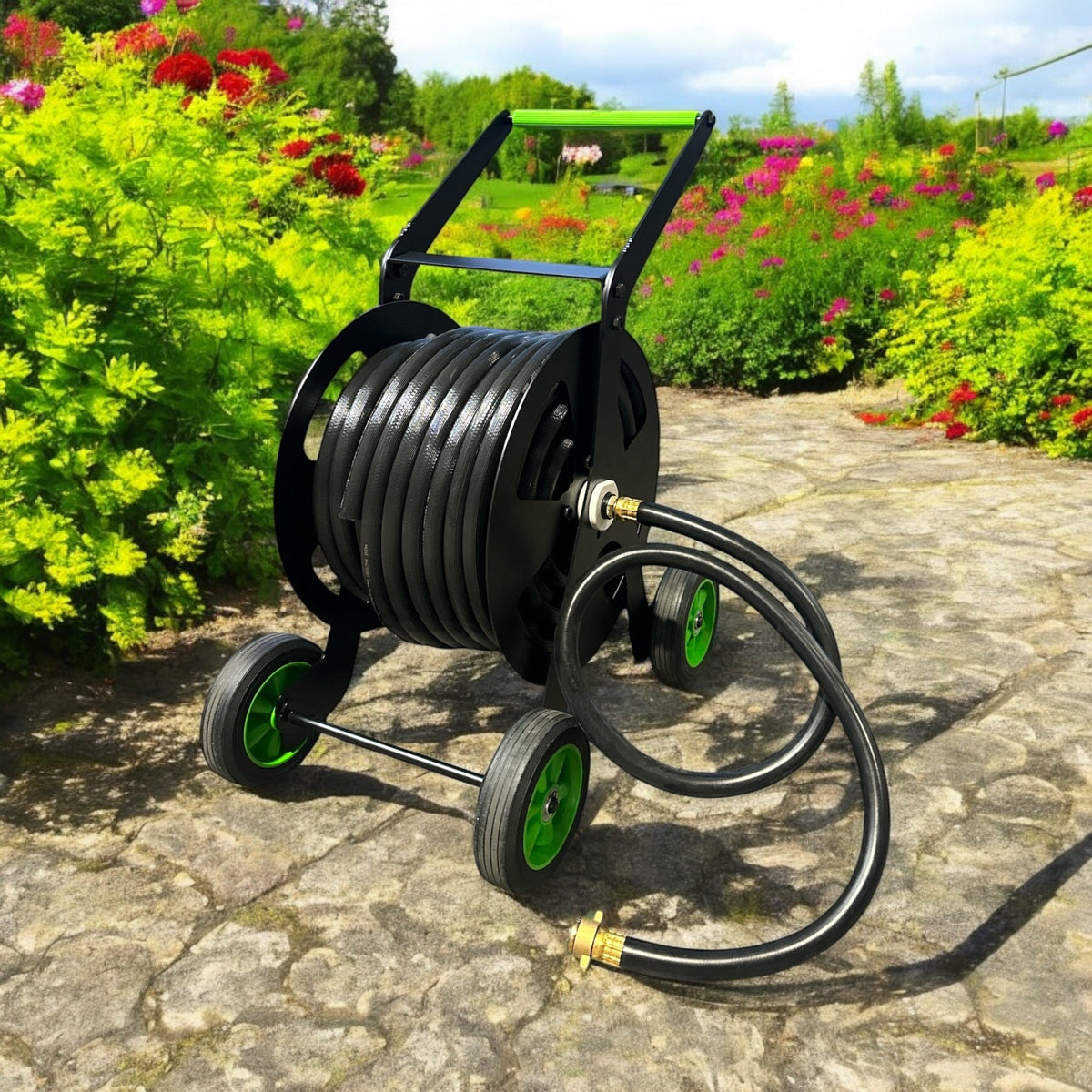 ZORRO Pro Industrial Hose Trolley and Fire Reel Hose Bundle - Hose Factory