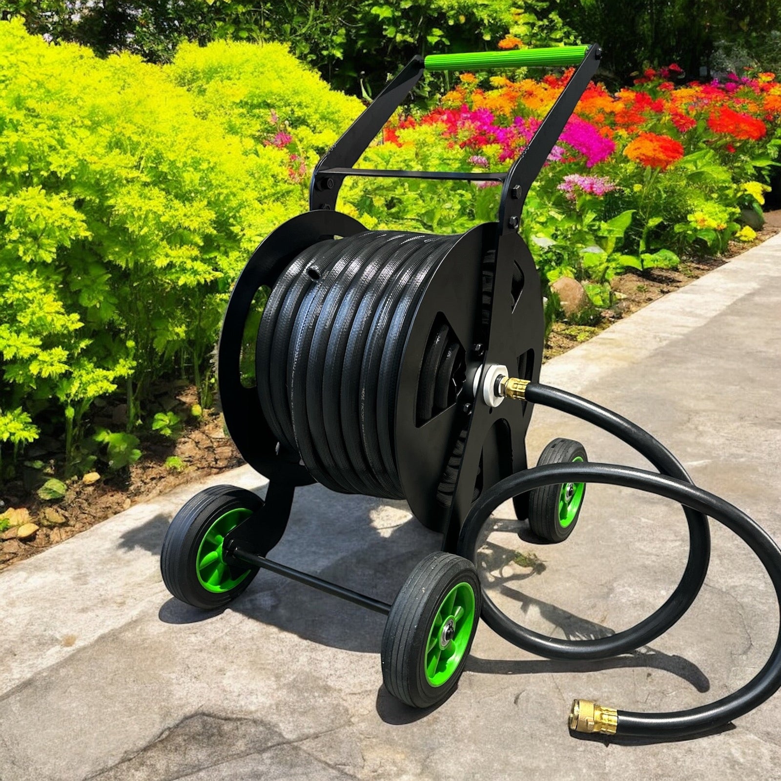 ZORRO Pro Industrial Hose Trolley and Fire Reel Hose Bundle - Hose Factory