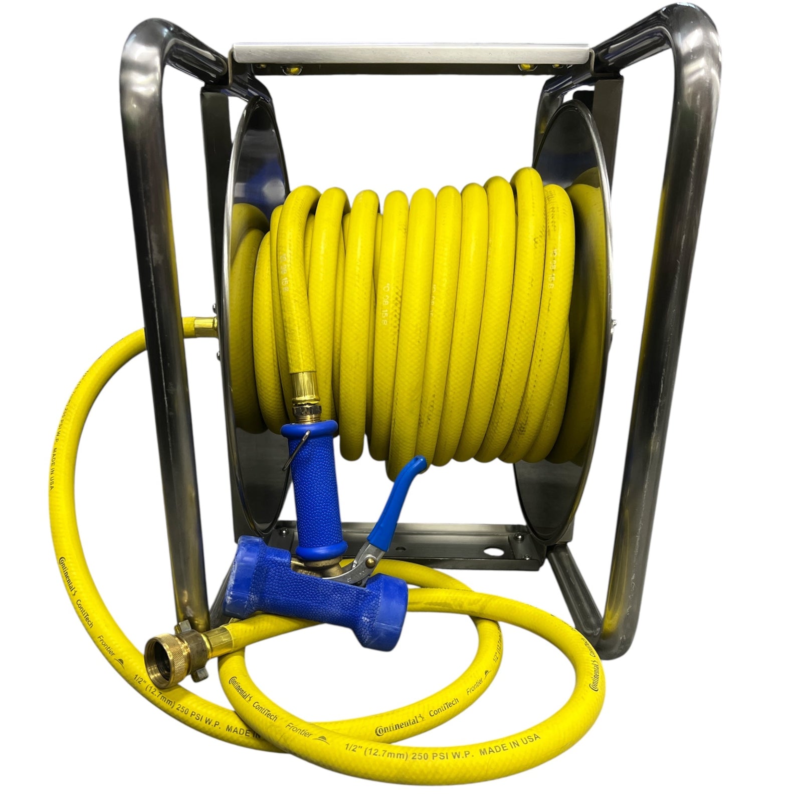 Zorro Pro SS Reel & Frontier EPDM High Temp Water Hose 12mm - Hose Factory