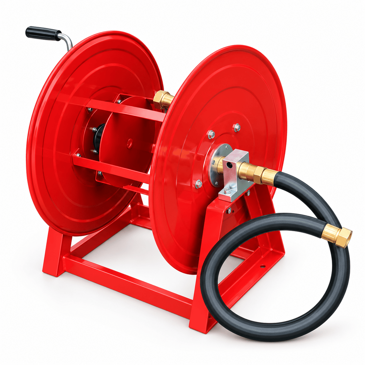 ZORRO RED Heavy-Duty Mountable Hose Reel – Clearance Special - Hose Factory
