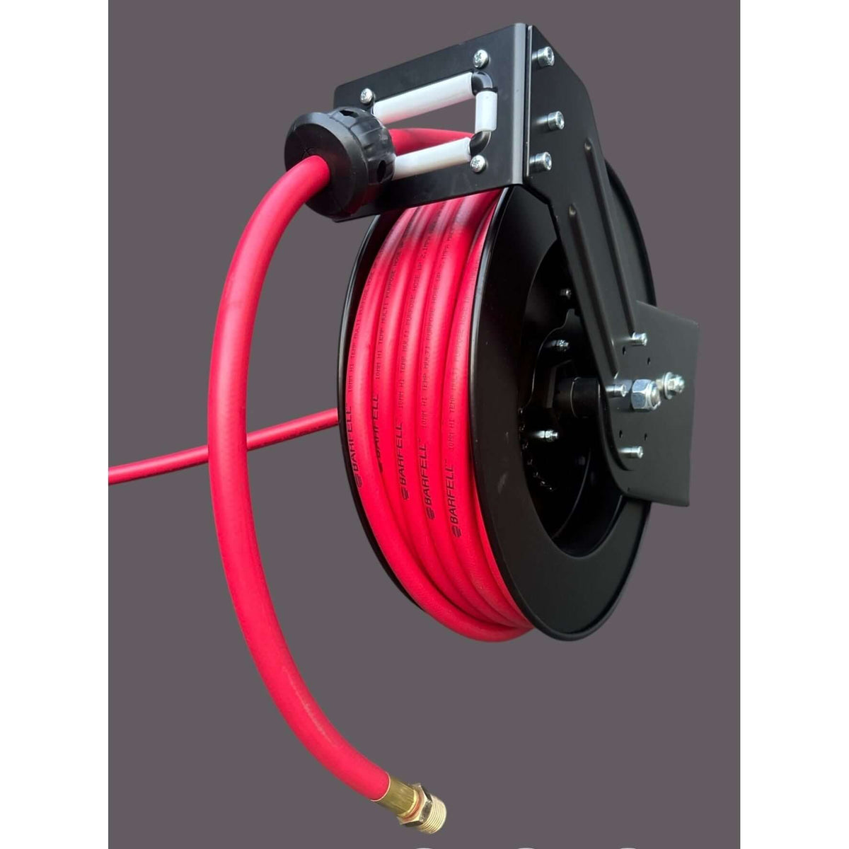Zorro Retractable Reel with Barfell Hot Water and Air Hose 15m - Hose Factory