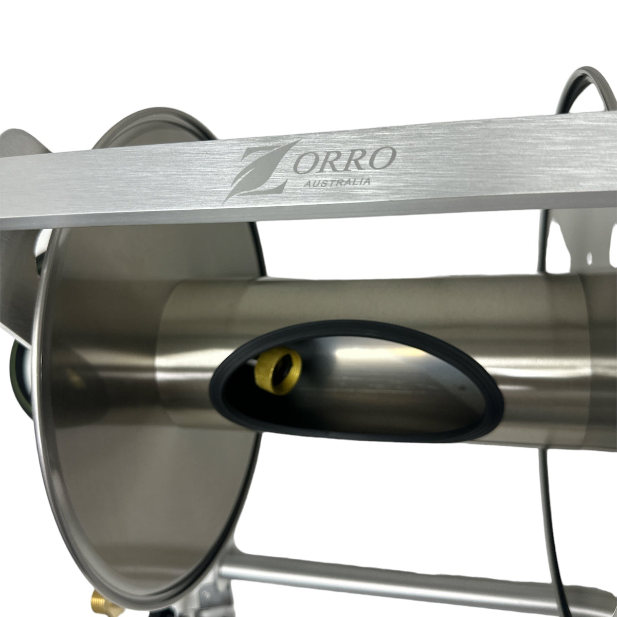 ZORRO SS Hose Reel & Caravan Drinking Water Hose with Brass Fittings 12mm x 20mt - Hose Factory