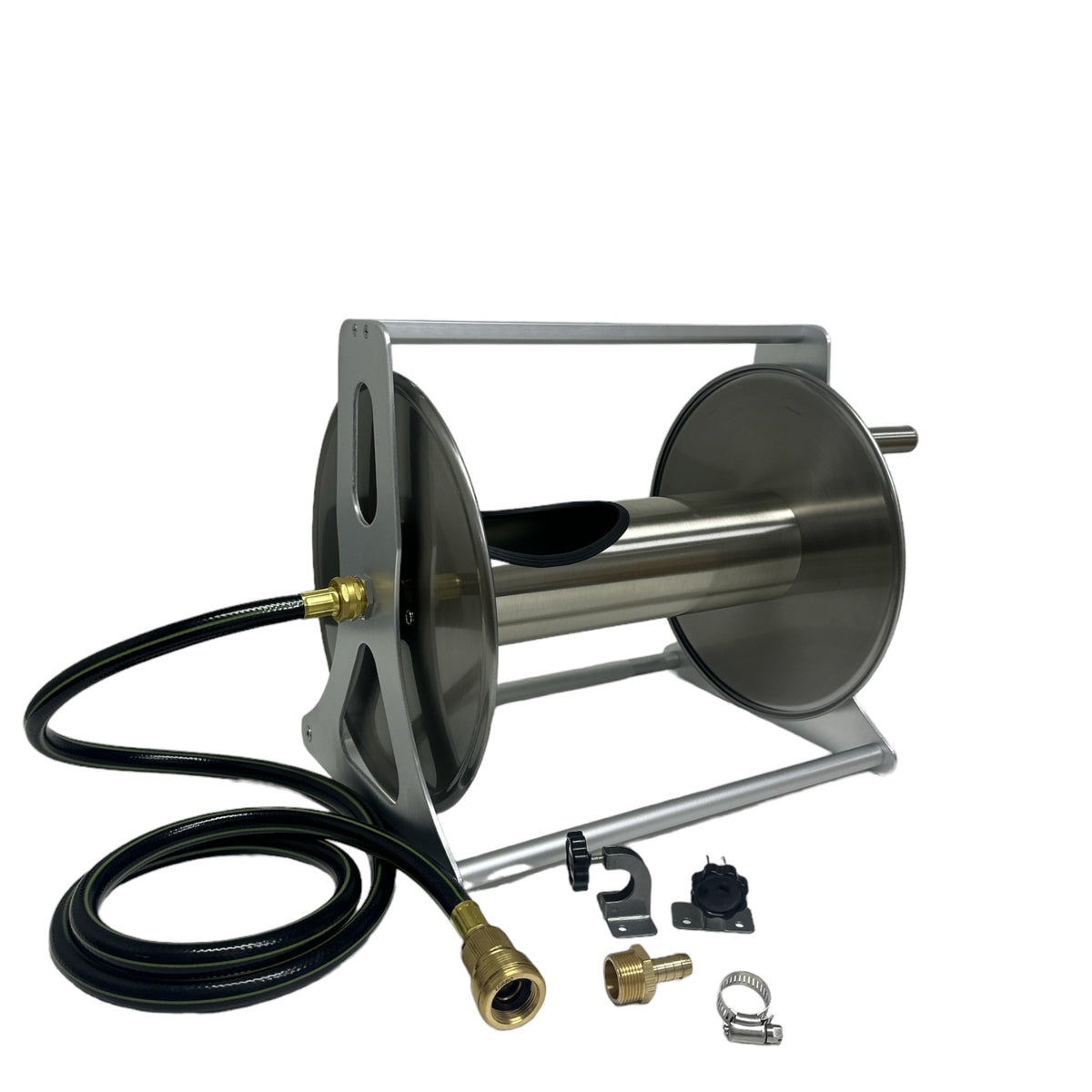 ZORRO SS Hose Reel & Caravan Drinking Water Hose with Brass Fittings 12mm x 30mt - Hose Factory