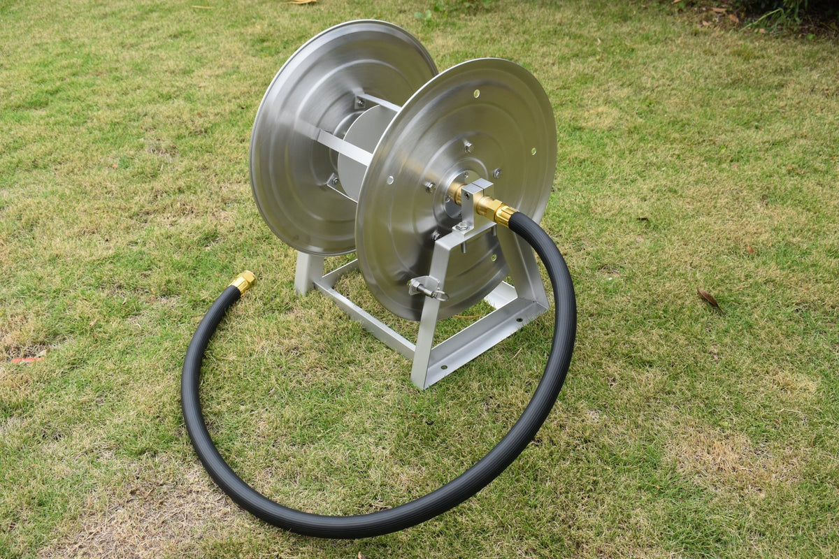 ZORRO Stainless Steel Mountable Hose Reel with Stopper - Hose Factory