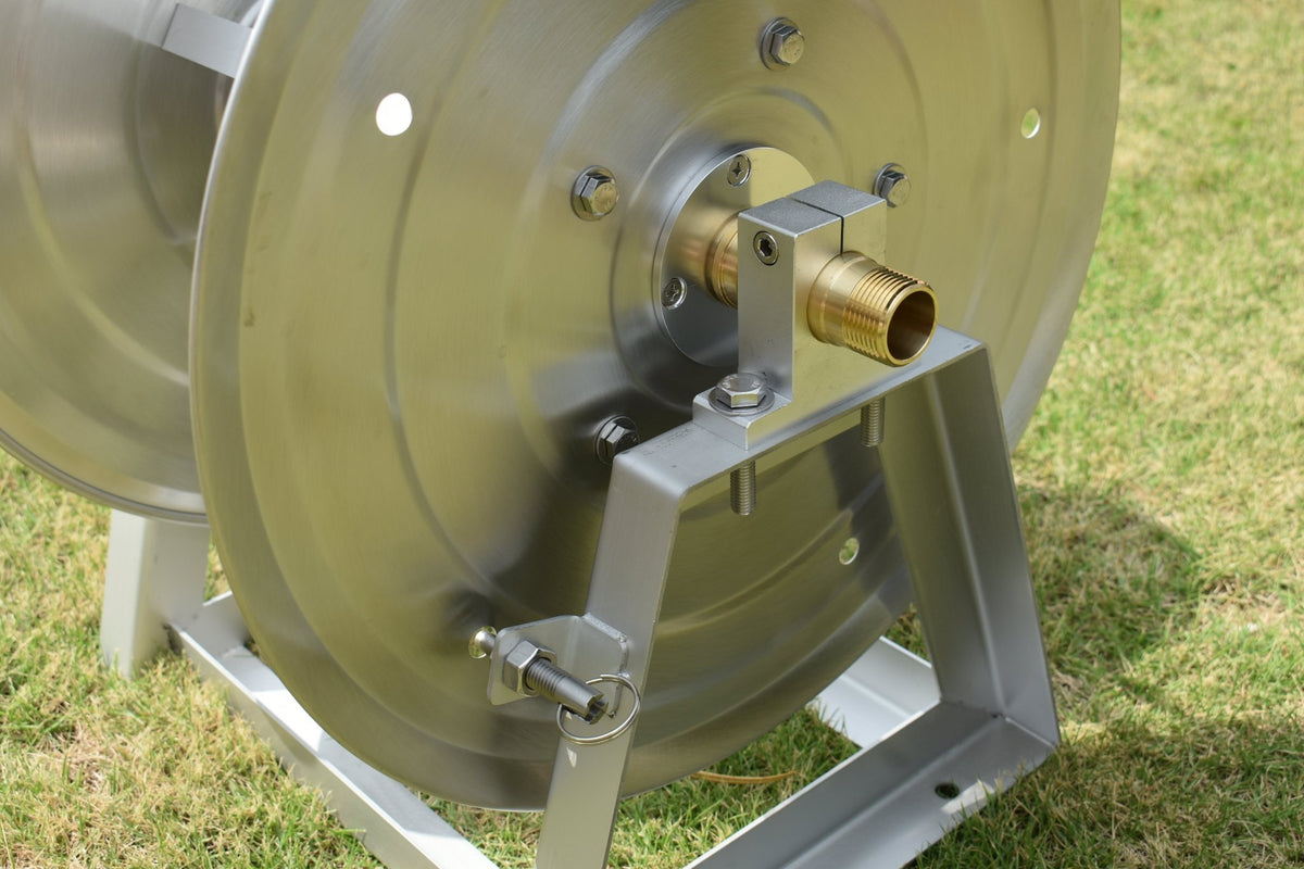 ZORRO Stainless Steel Mountable Hose Reel with Stopper - Hose Factory