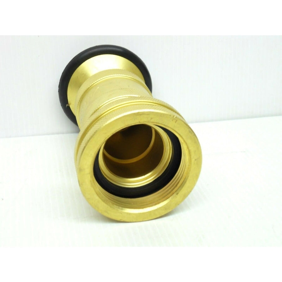 Brass Fire Fighting Nozzle 40mm 1 1/2" BSP Adjustable Spray 