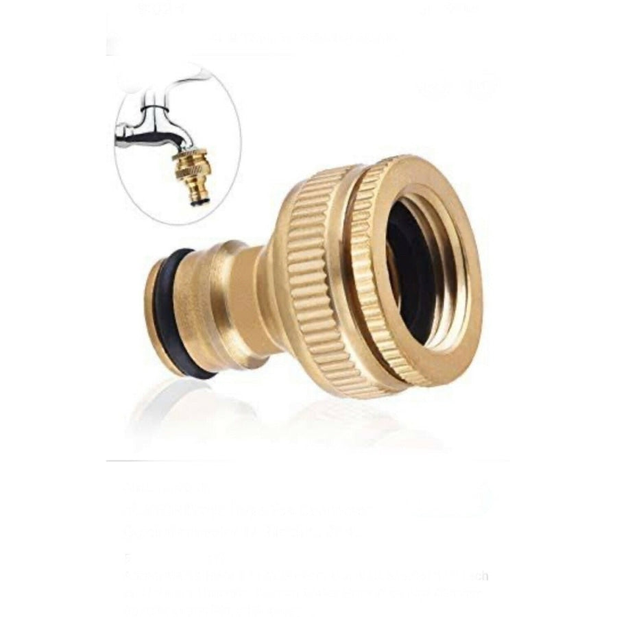 Brass Garden Water Hose Fitting Tap Adaptor To Suit 12Mm - 18Mm Taps Home & Garden:yard Outdoor